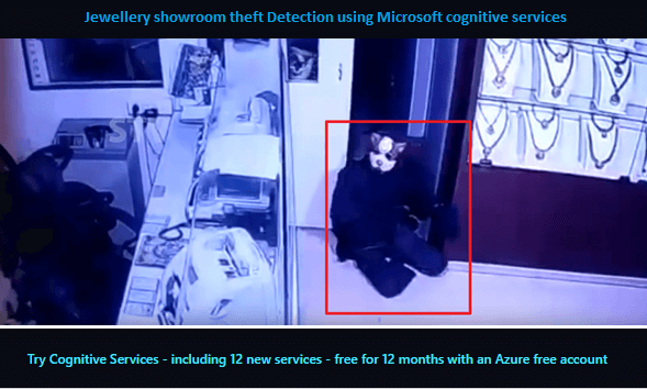 Jewellery Showroom Theft Detection Using Microsoft Cognitive Services
